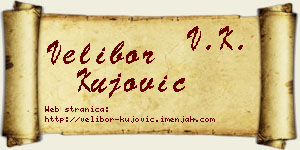 Velibor Kujović vizit kartica